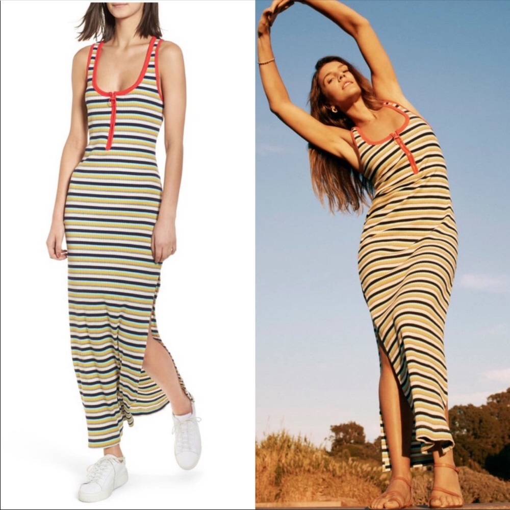 Splendid X Margherita Missoni Banda Stripe Dress